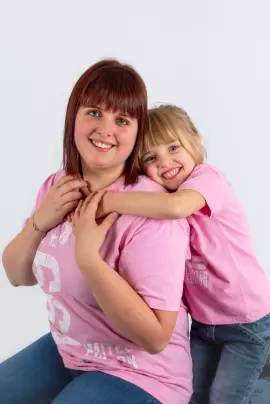 Photo studio mère/fille