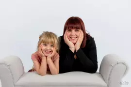 Photo studio mère/fille